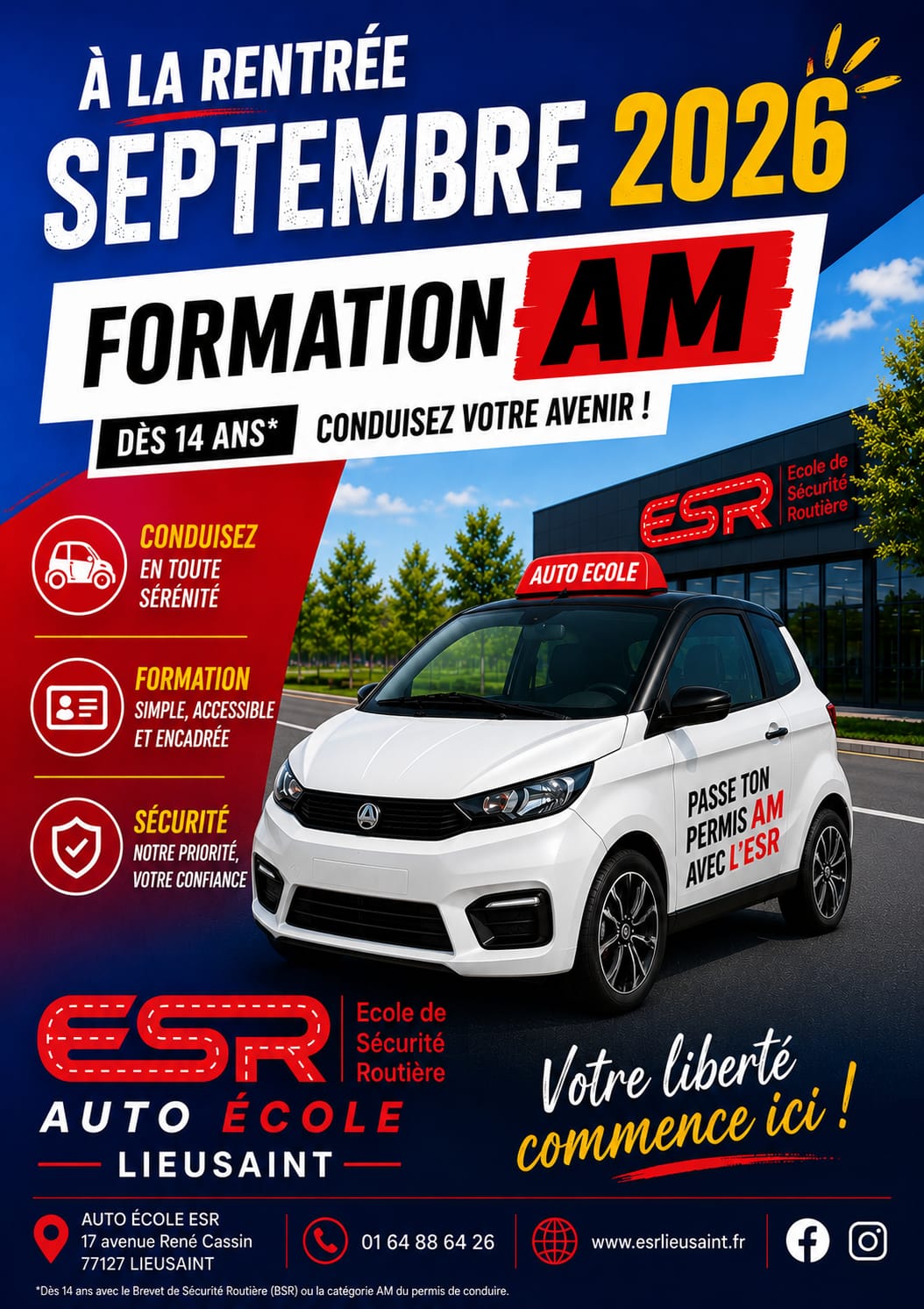 PeRmis AM voiturette des 14 ans